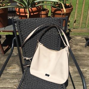 Kate Spade Pebbled Leather Hobo Bag with Crossbody
